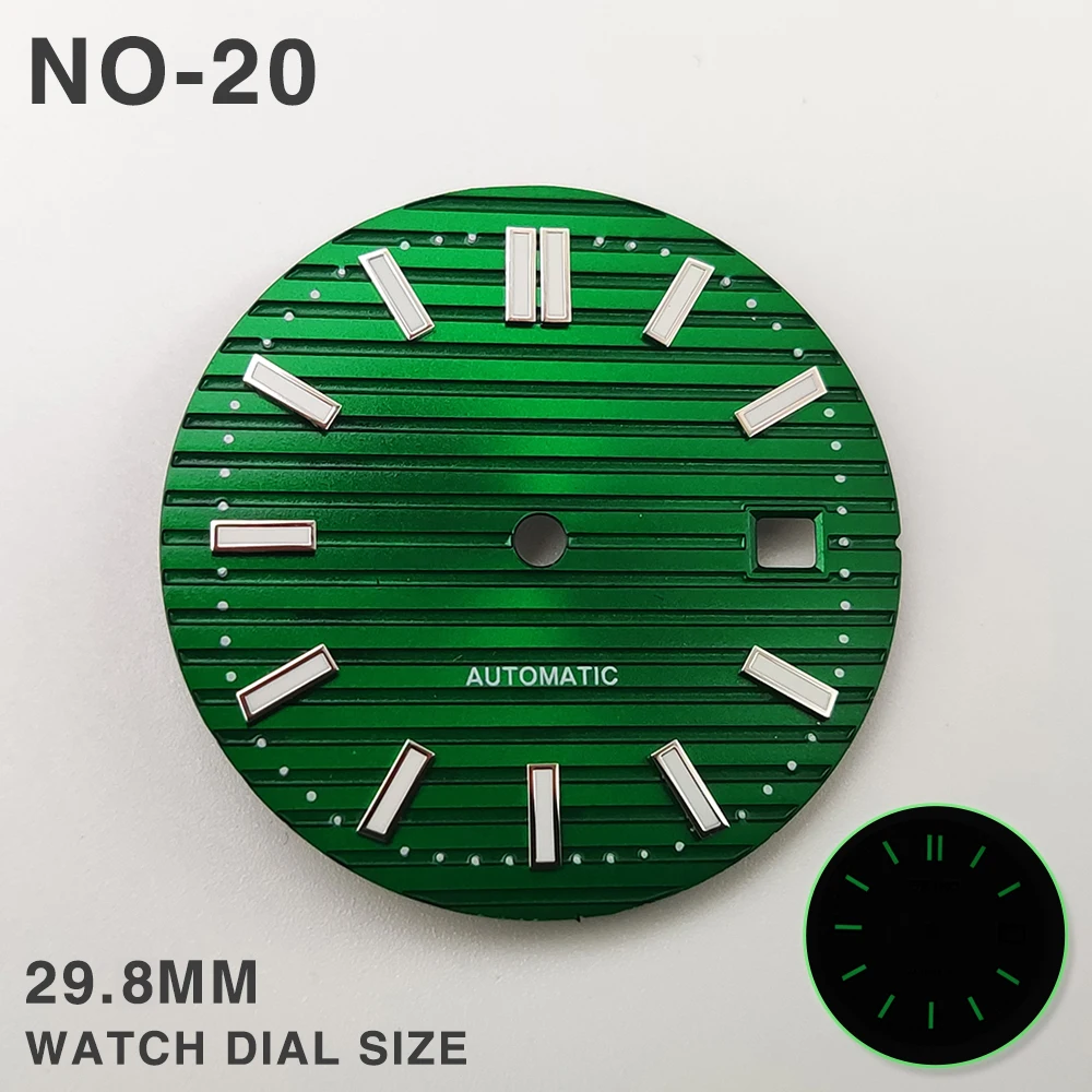 الاتصال الهاتفي مضيئة لاستبدال ساعة نوتيلوس ، أجزاء الساعة ، اكسسوارات الحركة ، إصلاح لوحة ، 2813 ، 8215 ، 2836 ، 29.8 مللي متر #5