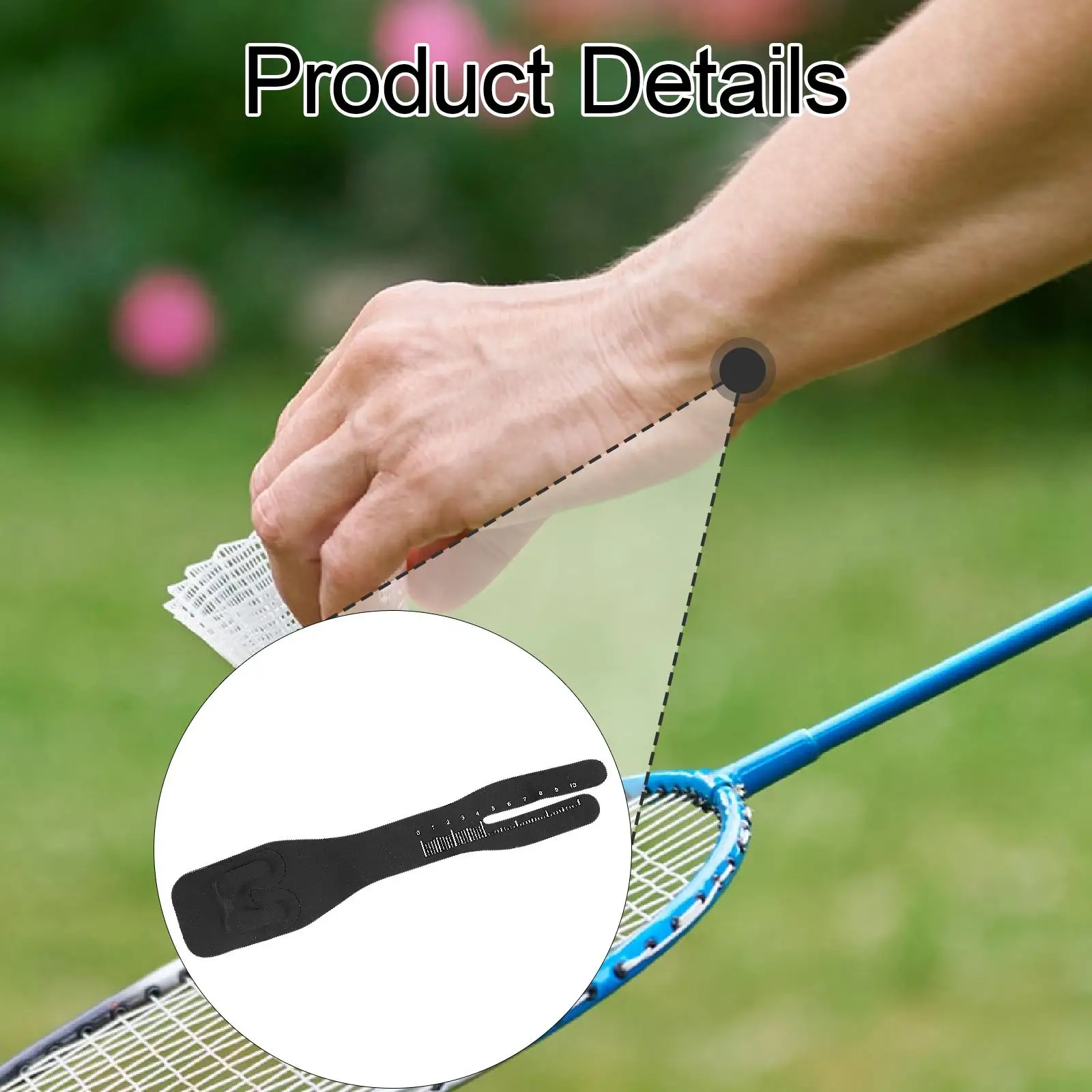 Wrist Compression Strap Adjustable Sports Brace Portable Breathable Support for Gym Volleyball Tennis and Home Exercise Routines