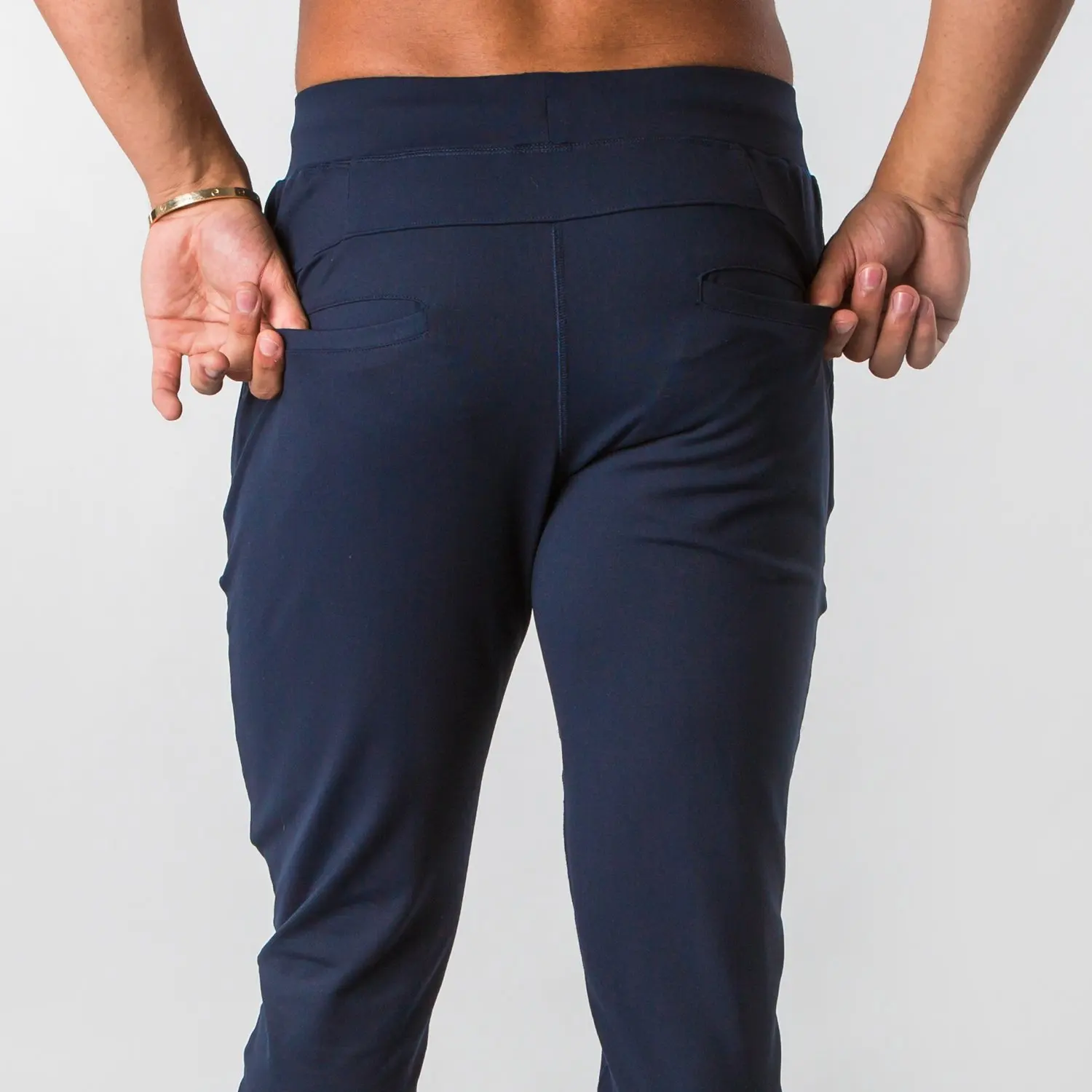 Pantalones de sillín deportivos para hombre, pantalón de cintura elástica, sencillo, cómodo, multicolor opcional