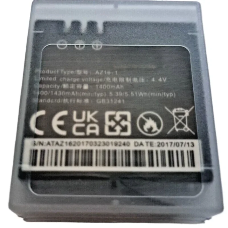 For Xiaomi YI 360 VR / Yi 4K / AZ16-1 1400mAh Battery 2pcs
