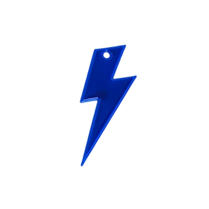 Reflective Keychains, Colorful Lightning Design