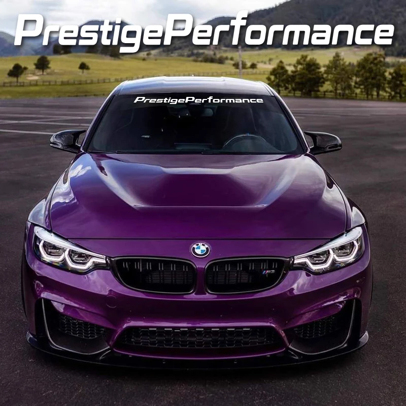 Car Sport Sticker Prestige Performance Front Windshield Decal Vinyl Wrap Car Accessories Decor Rear Reflective Stickers Наклейки