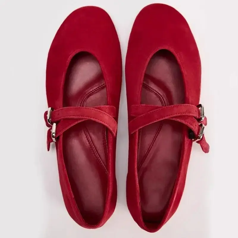 zapatos-de-maternidad-retro-rojos-con-doble-hebilla-para-mujer-estilo-cleanfit-primavera-2025-de-cuero-sintetico-pu-y-ante