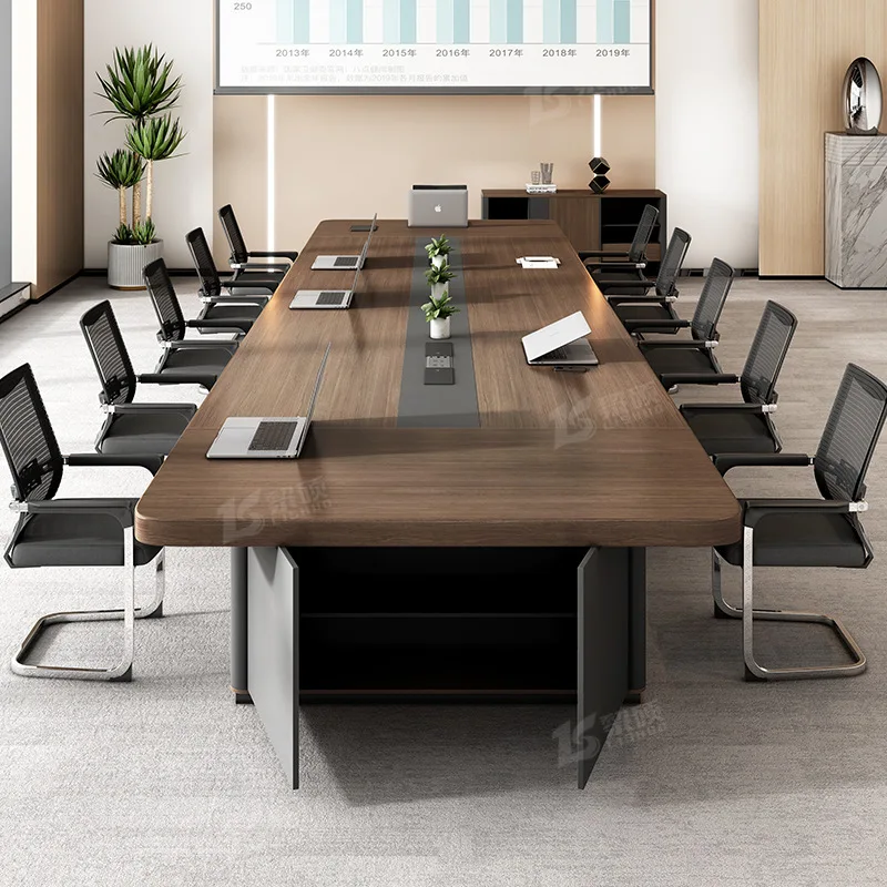 Office conference table long table conference room  and chair combination long table negotiation