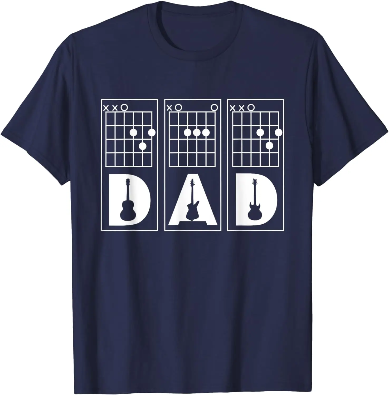 DAD Guitar Chord, Funny Guitarist Gift T-Shirt