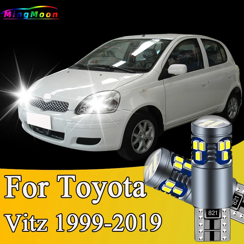 2 sztuki T10 Samochodowe żarówki LED Światła postojowe Wewnętrzne oświetlenie tablicy rejestracyjnej Do Toyota Vitz 1999-2013 2014 2015 2016 2017 2018 2019