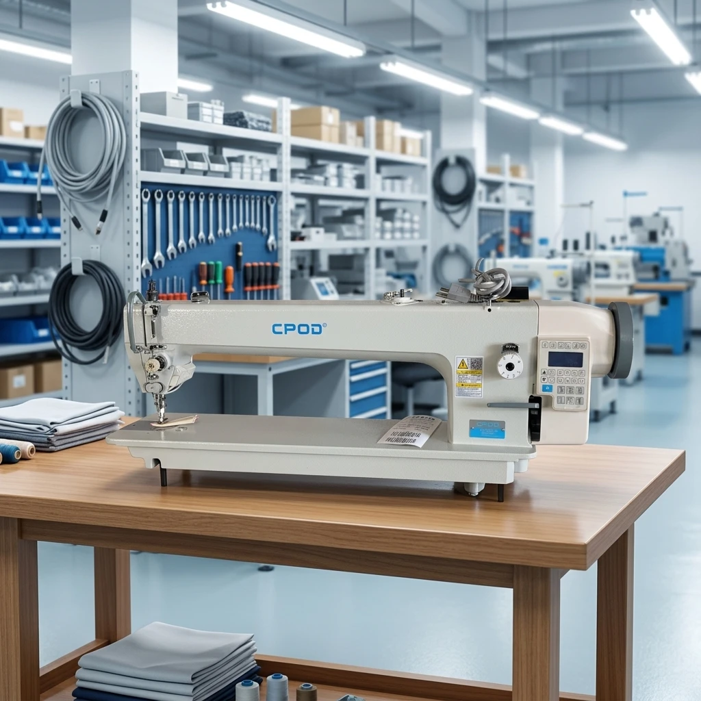 CP-0303L-56/85 Automatic Single Long Arm Compound Feed Lockstitch Industrial Sewing Machine for Heavy