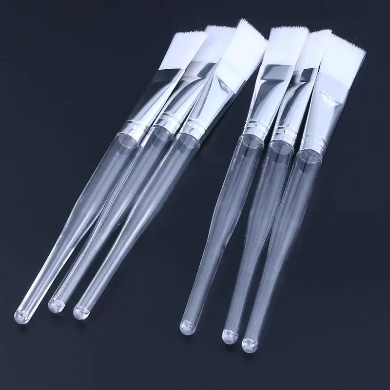 

12PCS Facial Mask Brushes Face Care Tool Transparent Crystal Rod Face Applicator Brush For Face Mask Applicator Tool 17cm