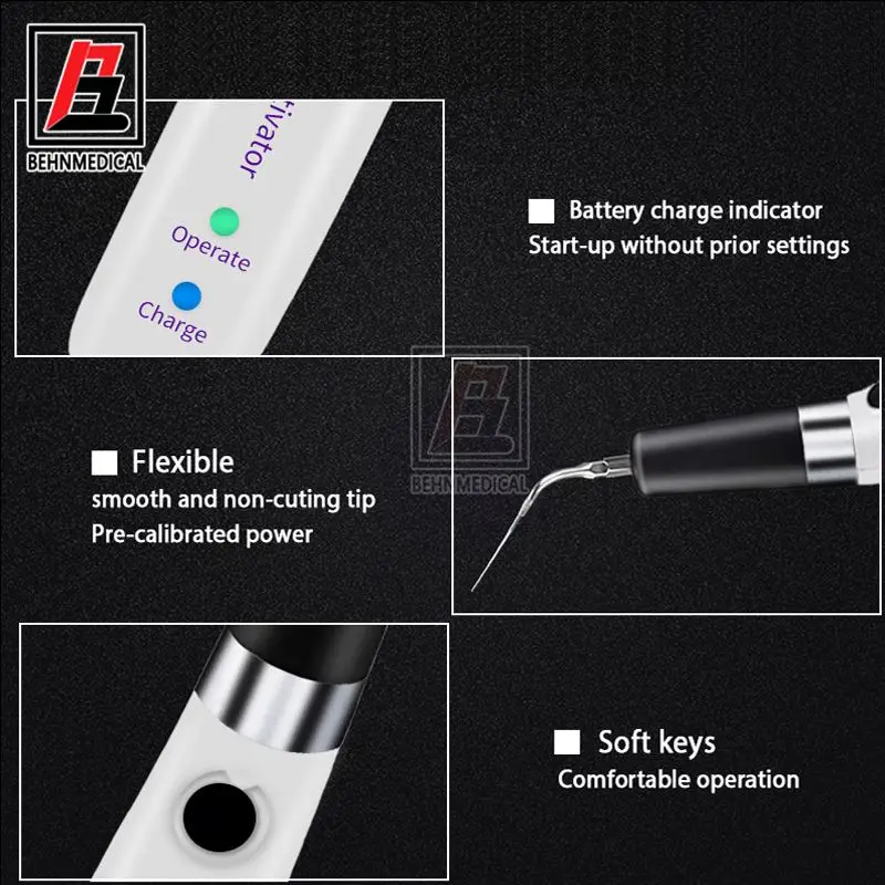 Endo Irrigator Easy Do Activator For RCT Upgraded Smart Chip With Power Indicator 4 Tips/Tooth Endo Ultrasonic Instruments Tool