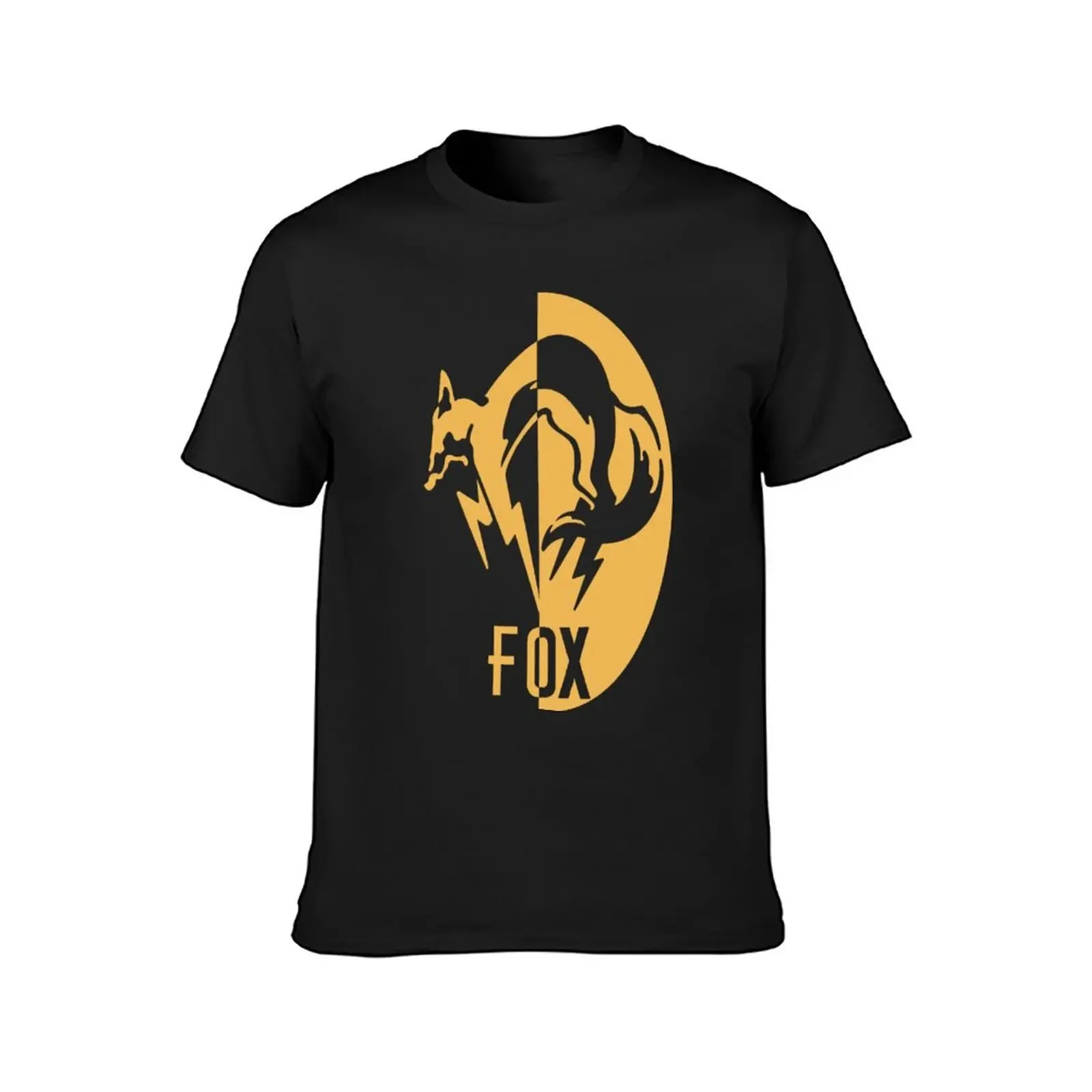 FoxHound logo T-Shirt plus size tops kawaii clothes graphic tee shirt vintage t shirt men