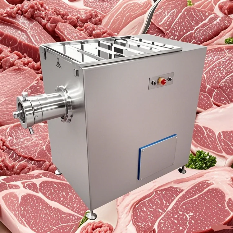 Chicken Industrial 5 Vertical Meat Grinder Italian 4000w 32 42 52 Canada Beef Meat Mince Make Screw Mincer Machine