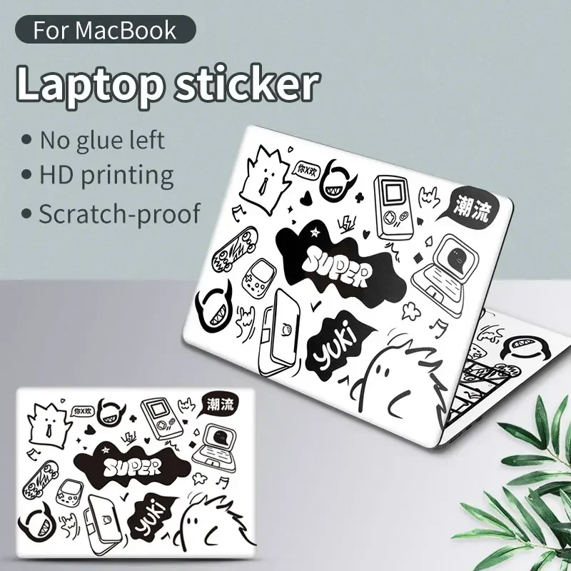 Laptop Protective Skin for 2023 Macbook Pro14/16 A2779 A2780 Air15 A2941 M2 Graffiti sticker M1 A2338 A2442 A2485 Full Body