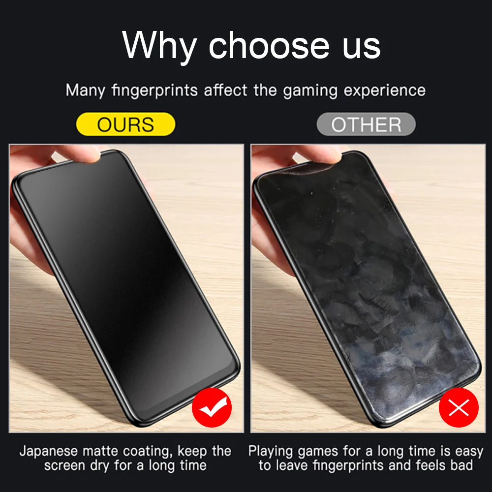 Matte Displayschutzfolie für Samsung A56 A57 A36 A37 A26 A08 A07 A18 A17 A55 5G A53 A35 A34 A33 A25 S25 S24 Ultra S23 Plus S20 FE – Detail 2