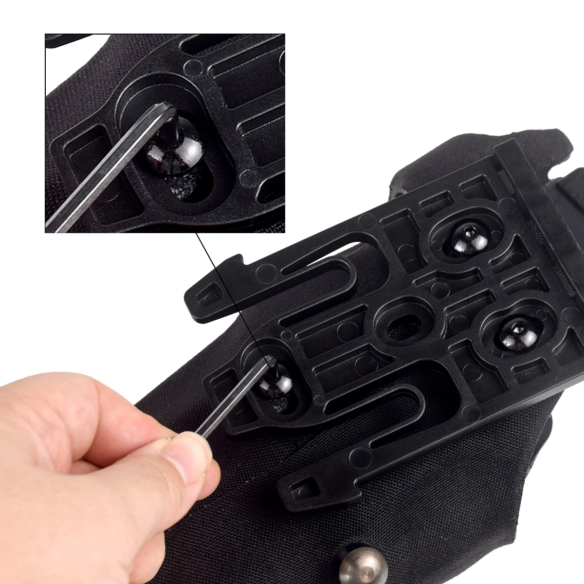 Tactical Pistol Holster Glock 17 Compatible Surefire X300 Ultra Light Holsters QLS Quick Mount Adapter Leg Shroud Drop