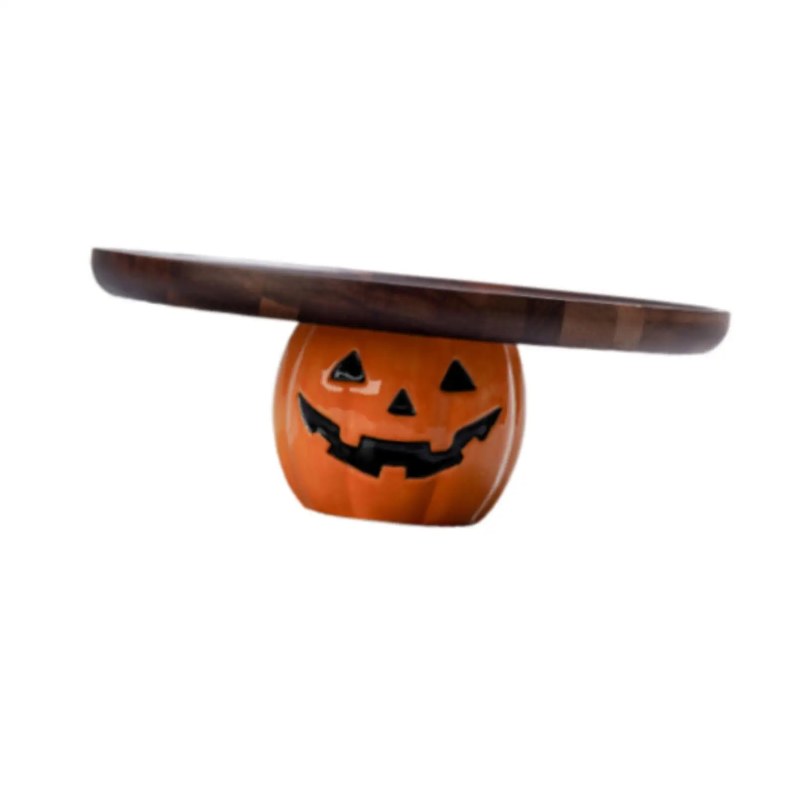 Pedestal Platter Round Cake Plate Birthday Christmas Weddings Trick or Treat Parties Candy Cupcake Holder Round Cake Stand