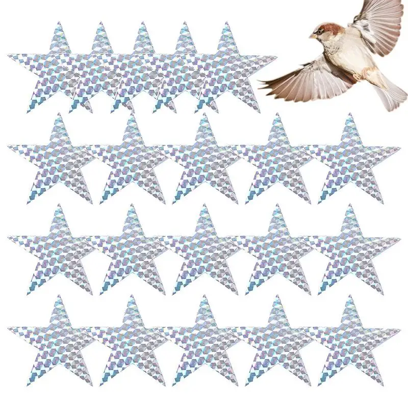 Window Stickers For Bird Strikes 20 Pieces Bird Stickers For Windows Anti Collision Window Clings Stickers Decals Prevent Bird