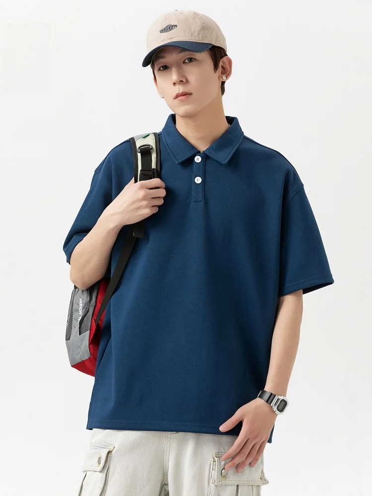 

Loose Short Sleeve Shirt Men Women Summer Casual Clothes Turn-down Collar T-shirt Couple Style Fashionable Brand