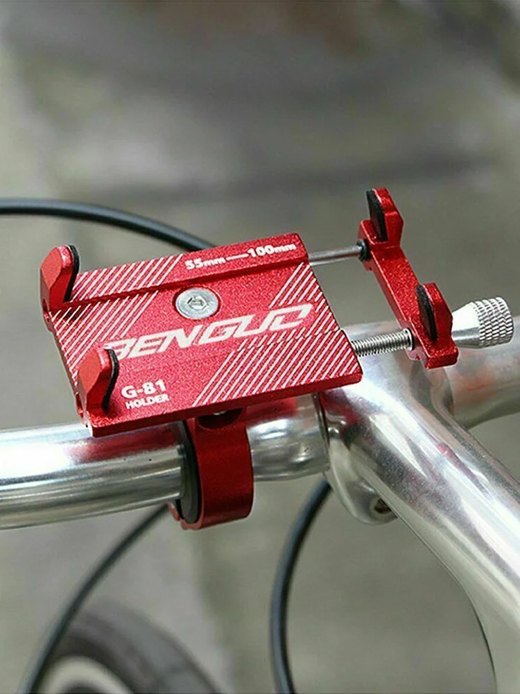 AliExpress NVPONE New Bicycle Phone Holder Universal Bike Motorcycle Handlebar Clip Stand Mount Cell Phone Holder Bracket Cycling Accessories