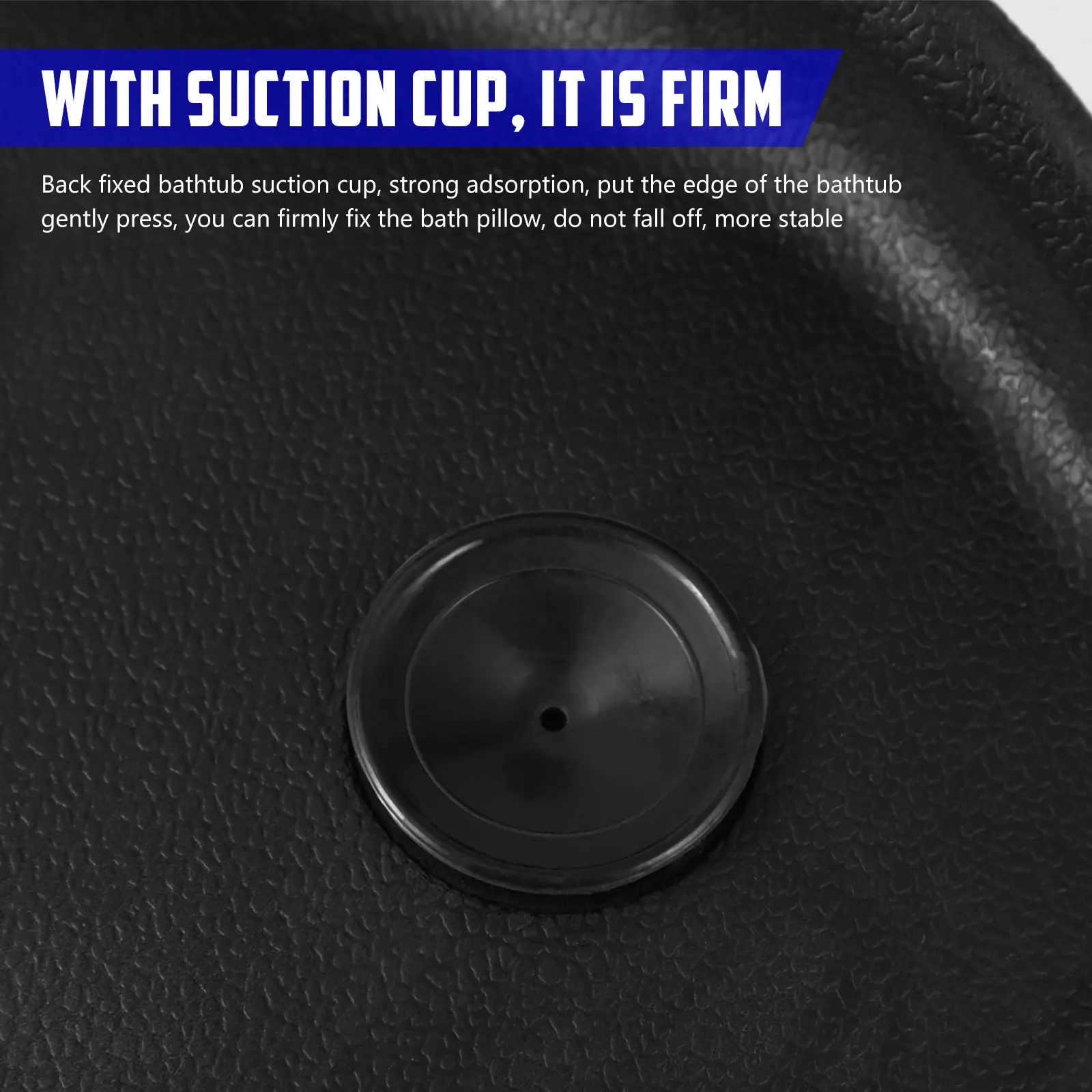 

Bathtub Pillow for Bath Neck Back Support Headrest with Strong Suction Cups Recyclable Odor-Free Tub Cushion for Mom