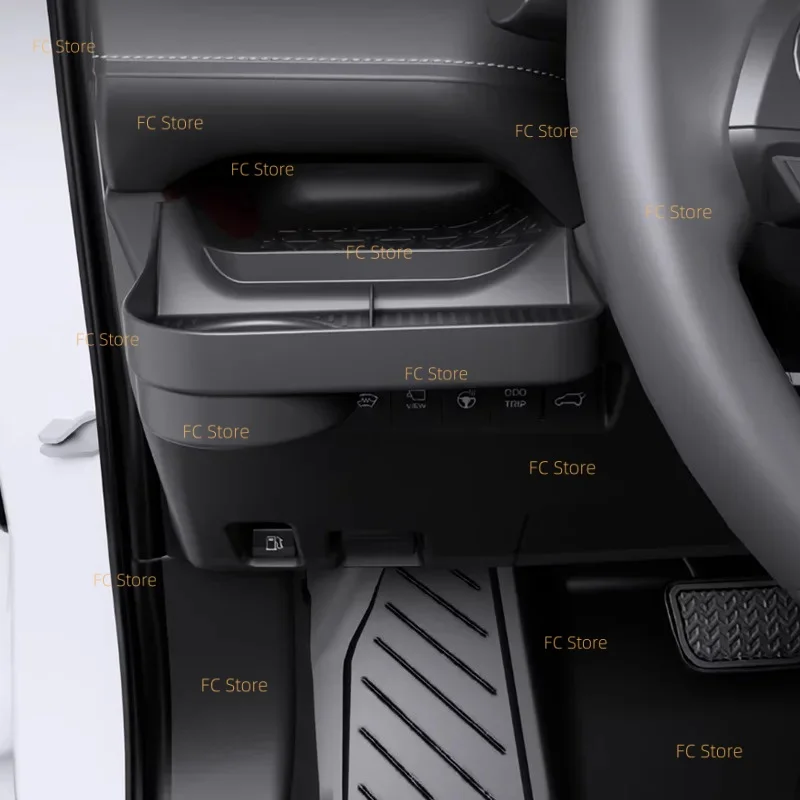 For Toyota for RAV4 XA50 2019-2025 left Main Side Handle Storage Box Key Phone Silicone Organizer Interior Upgrade Car Accessori