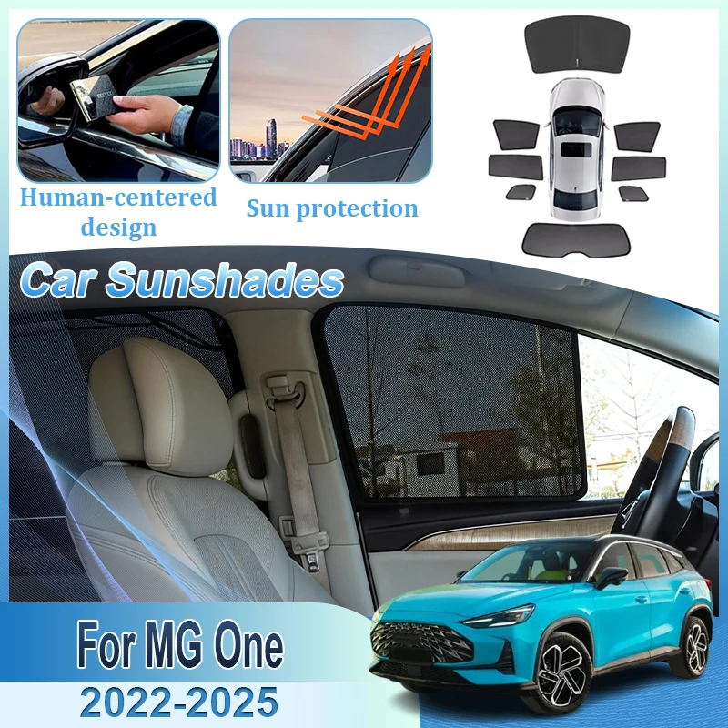 

Сетчатая солнцезащитная шторка для автомобиля MG One 2022-2025: защита от УФ-лучей, теплоизоляция, шторка для окон, аксессуары для конфиденциальности