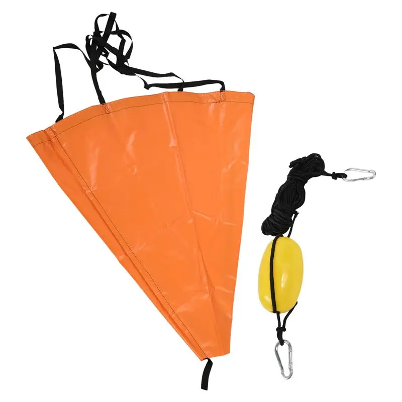 High-Quality 42 Inch Drift Sock Anchor Sea Boat Anchor Drogue Kayak Tow Rope Harness Kit For Lake River Ocean Anchoring Trolling