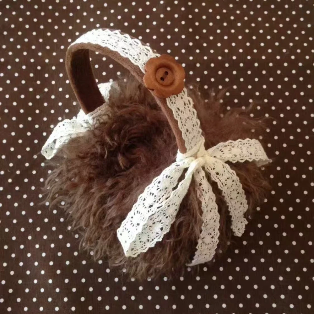 الشتاء المراهقات لطيف القوس شرابة غطاء للأذنين الكورية Ins Meilad نمط طالب غطاء للأذنين Kawaii الدافئة الدراجات في الهواء الطلق الأذن أدفأ #4