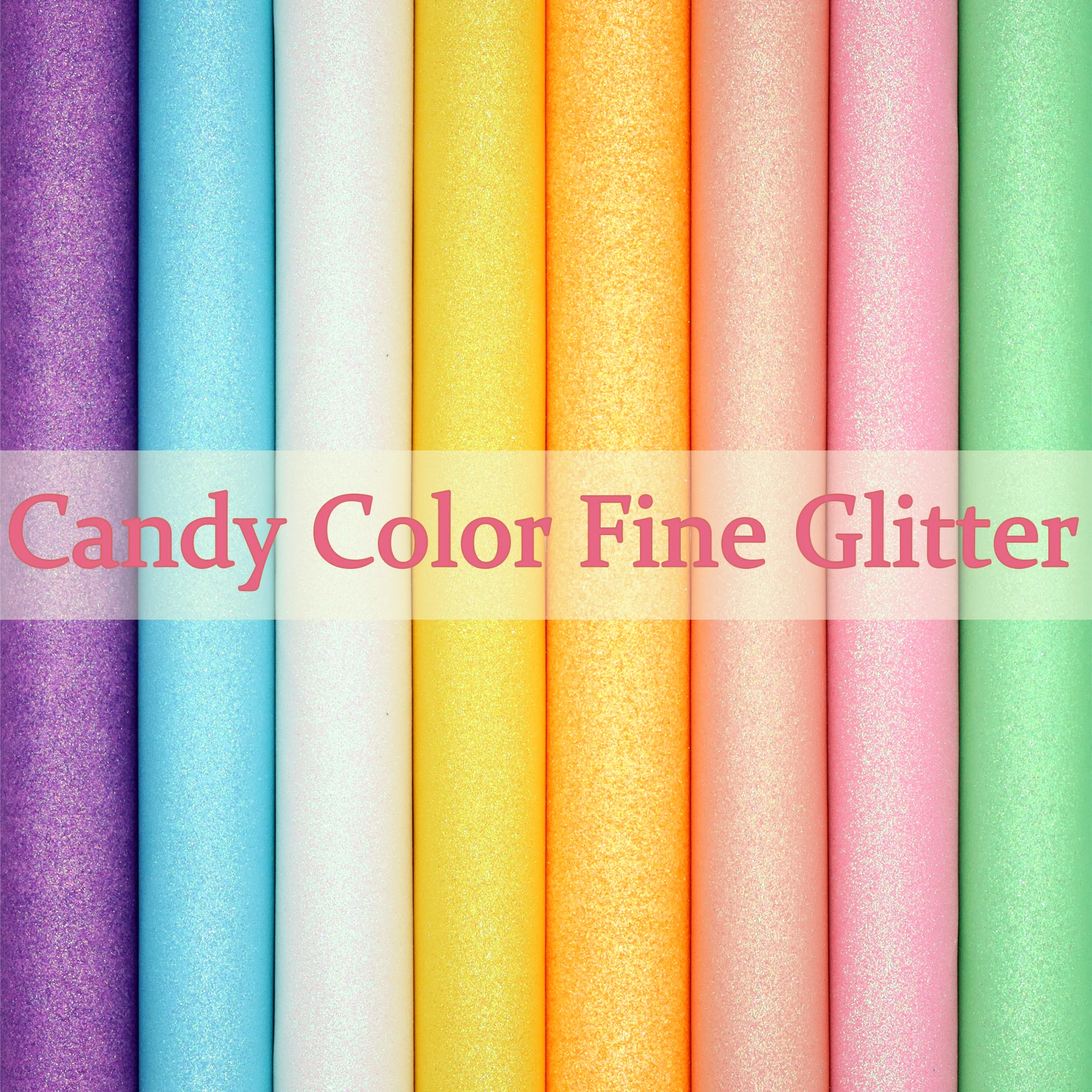 1Pc 7.8x12.9inch Shimmer Fine Glitter Faux Leather Sheet Plain Solid Candy Color Synthetic Leather Fabric for Earrings,Bags