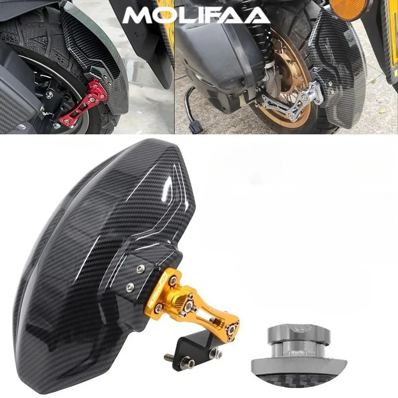 

Motorcycle ABS Carbon Rear Mudguard For SYM Husky Adv 150 CNC Bracket Fender Splash Guards Protection Cover Accessories