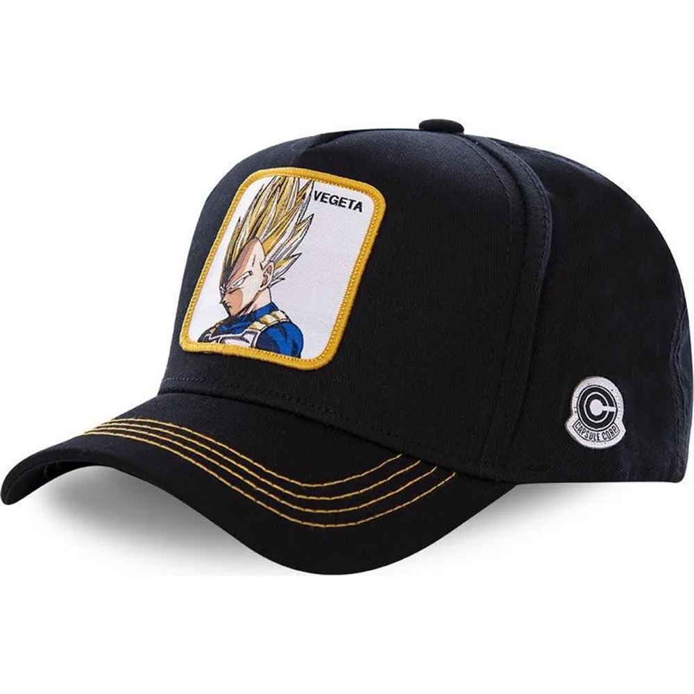 Dragon Ball Z Vegeta Son Goku Kakarotto Majin Buu Cap Cotton Men Women Hip Hop Baseball Cap Adjustable Hat Cosplay