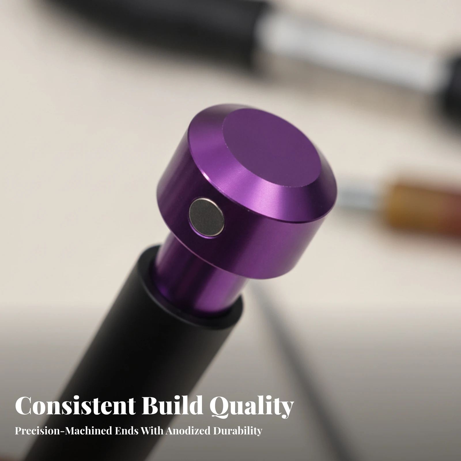Compact Dent Repair Striking Tool with Interchangeable Tips for Auto Bodywork Precision