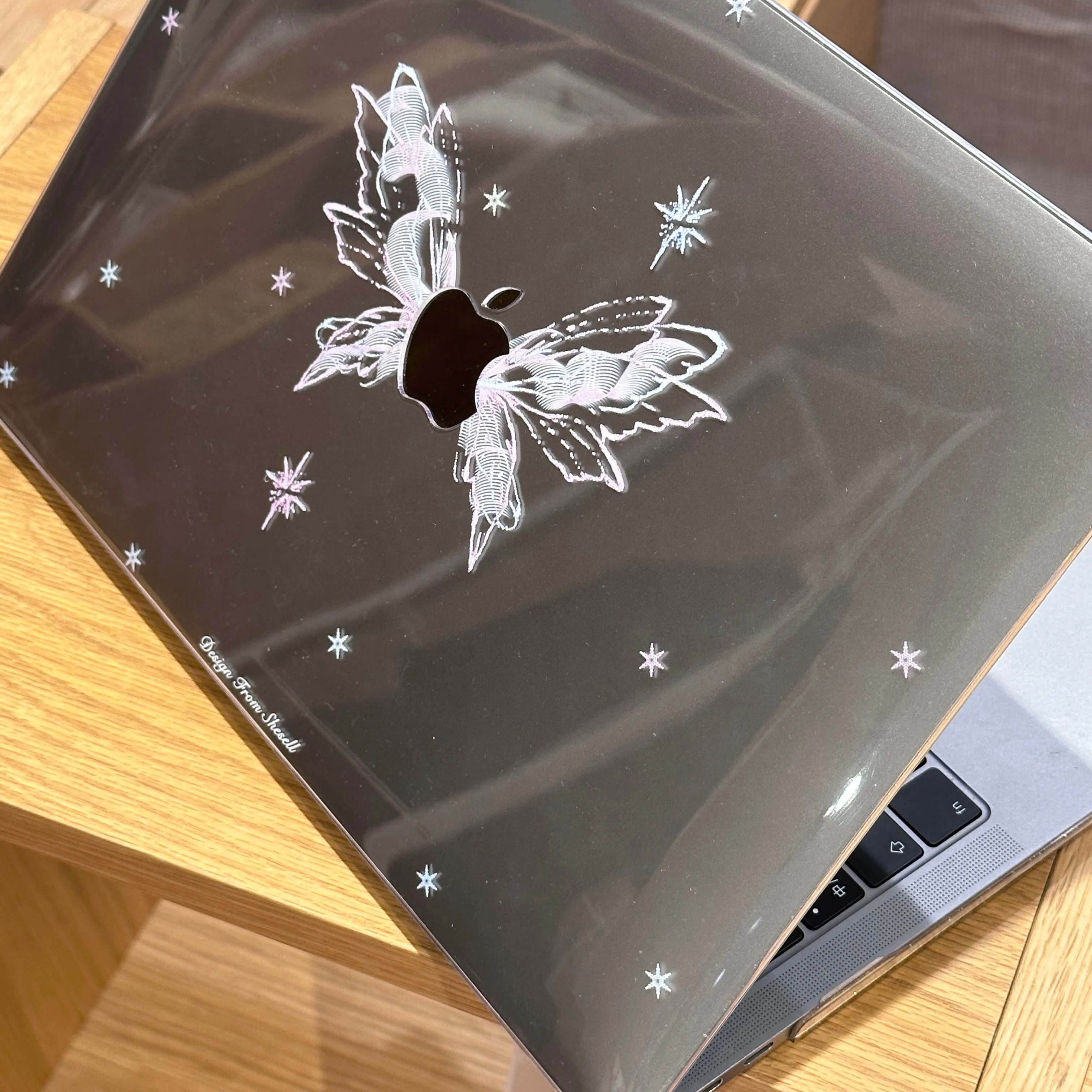 Butterfly Wing  New Laptop Case For Macbook 13Neo A3404 Air 13.6 M4 M3 M2 A2681 A3113 A3240 Air13.3 A1932 15 Protective Cover