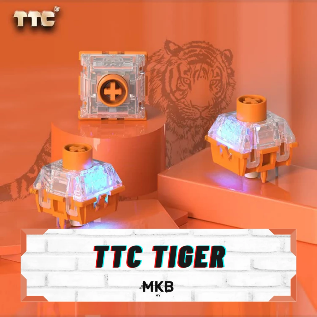 Imagem -02 - Interruptores Lineares do Tigre do Ttc Interruptor para o Teclado Mecânico ou do Jogo Estoque Pronto