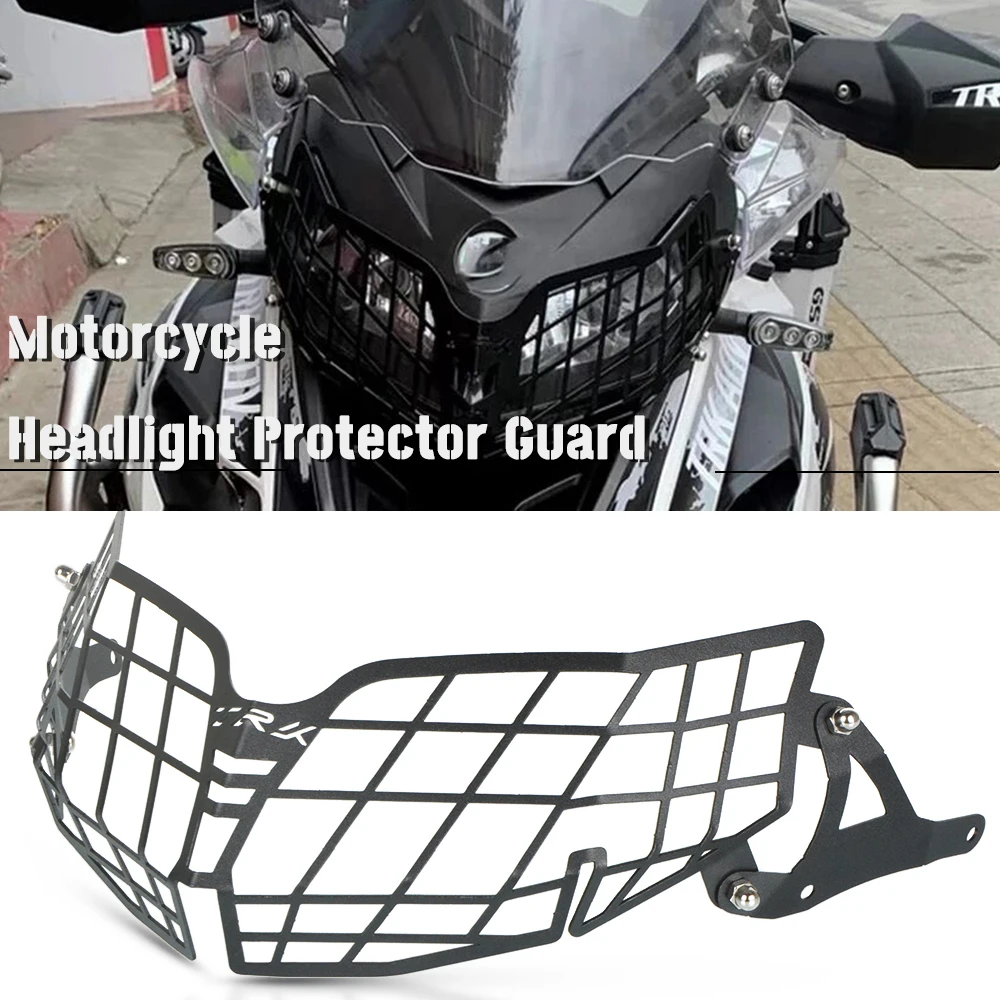 

Motorcycle For Bennlli TRK 502 TRK502X 2018 2019 2020 2021 TRK502 2023 2022 Headlight Head Light Guard Protector Grille Cover