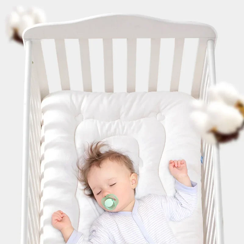 Matelas en coton Scorpion pour bébé, lit bébé CPull, literie pour tout-petits, pépinière, allaitement, blanc pur, doux, BHS027