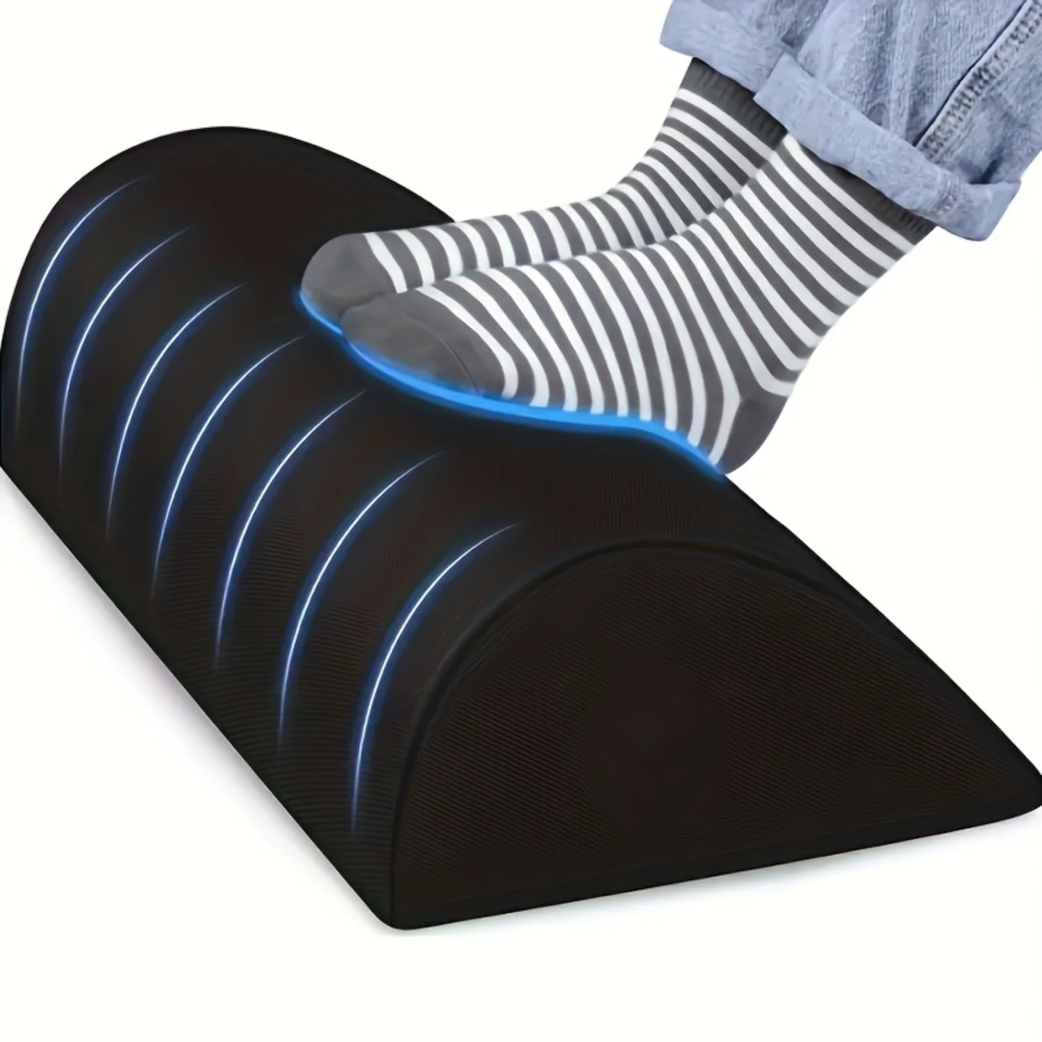 Premium Ergonomic Foot Rest - Under Desk Support with Washable Cover - Unmatched Comfort for Work from  Bliss!