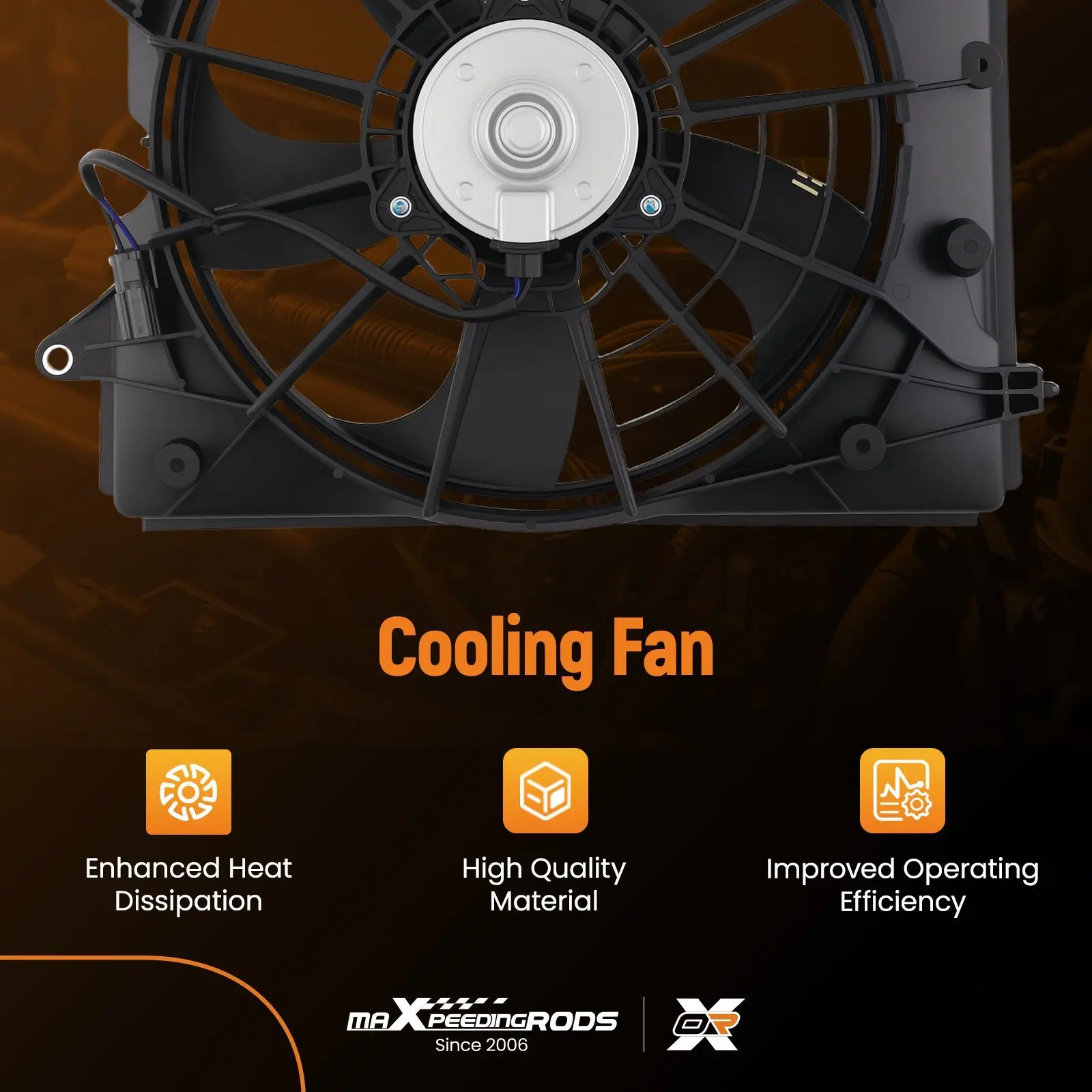 

LH Cooling Fan for Honda Odyssey V6 3.5L 2018-2023 190155MRA01 19020RV0A01