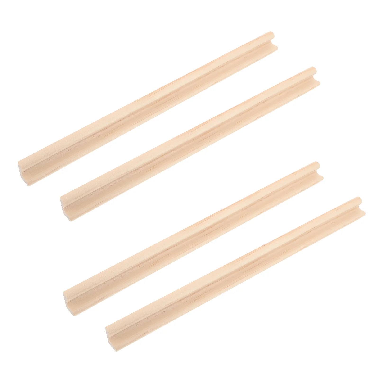 

4 Pcs Domino Base Game Trays Holders Board Accessories Mexican Train Stands Mahjong Racks Bracket