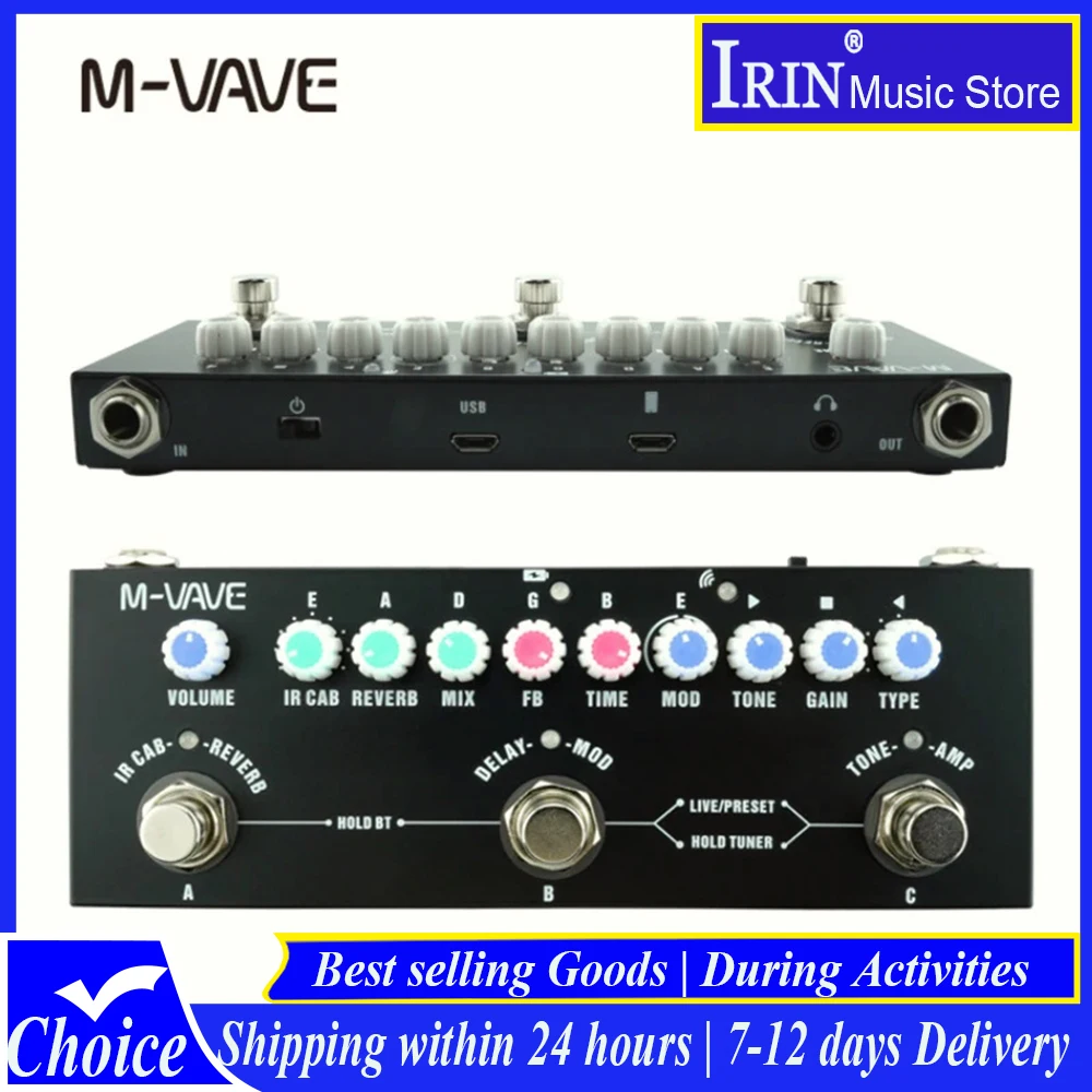 m-vave-cube-baby-multi-effects-pedal-rechargeable-for-wooden-acoustic-guitar-recording-audio-interface-function-cuvave-pedal