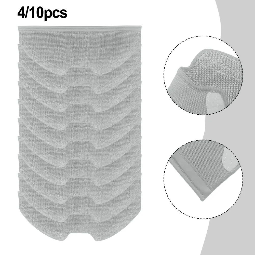 Almohadillas de paño de mopa de microfibra para aspiradora, repuesto para la serie X8 Pro, X8 Pro SES, 4/10 Uds.