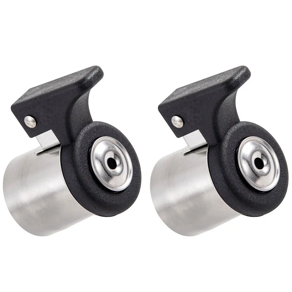 2Pcs Whistling Kettle Flute Nozzles Stainless Steel Plastic Loud Water Boiling Alarm Replacement Spouts Suitable for Home