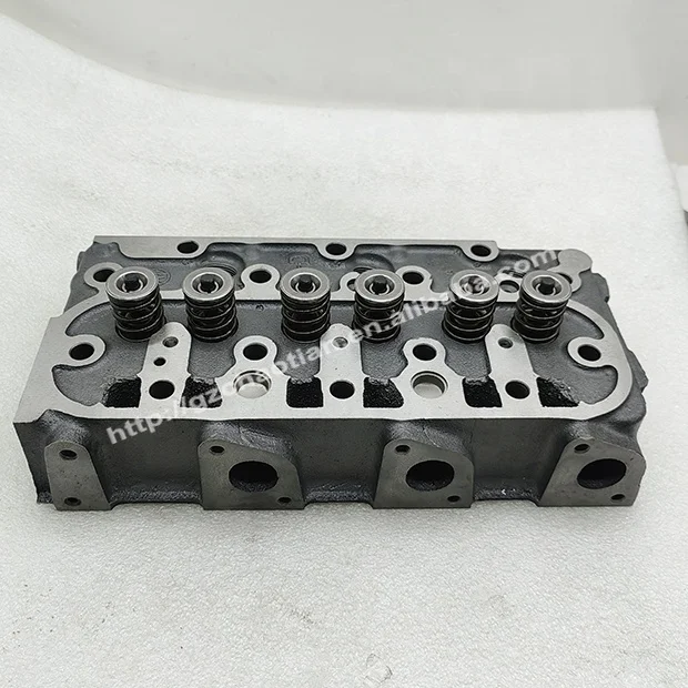 Construction machinery parts D1105 cylinder head with valves  engine   assembly