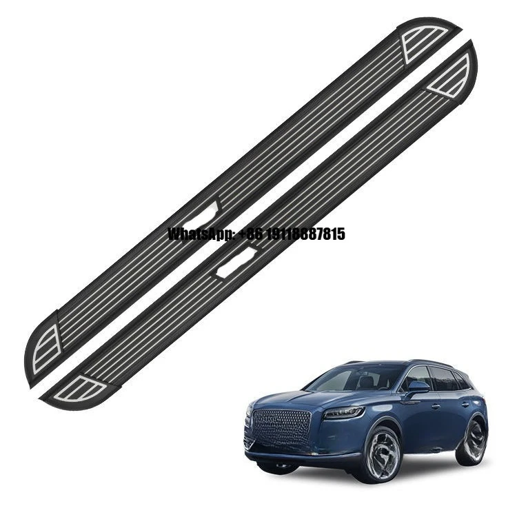 Car Exterior Accessories Car Body Parts Aluminum Alloy Side Step Pedal Running Board for Lincoln Nautilus