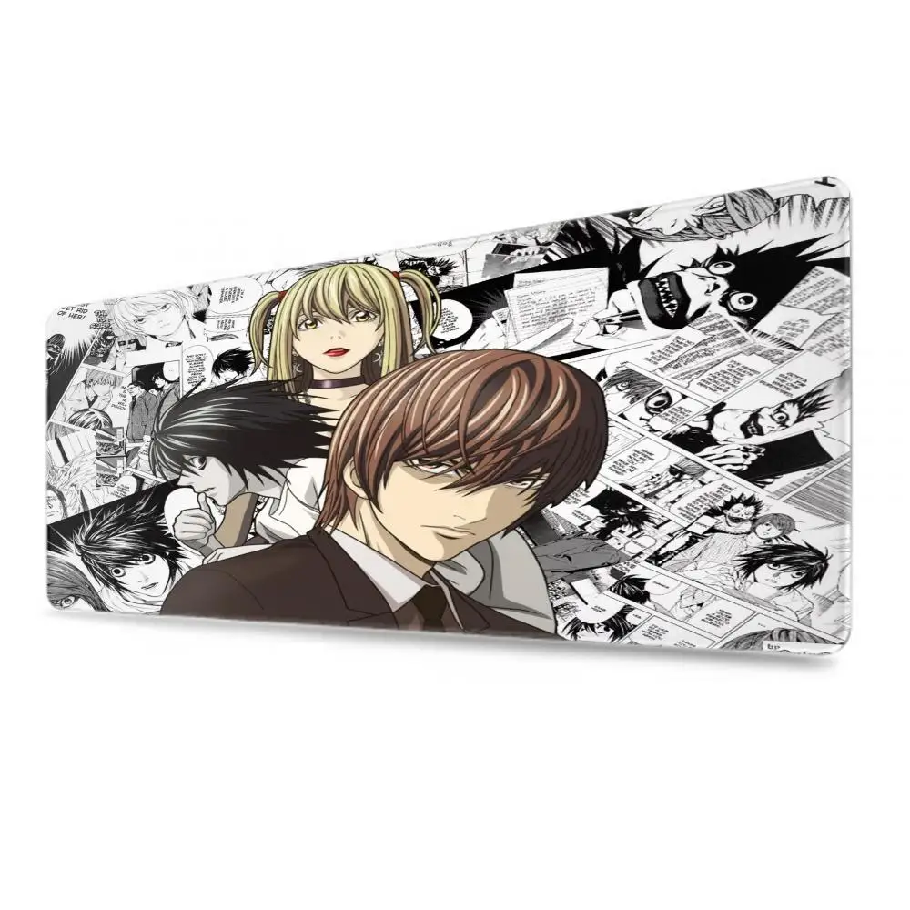 Death Note XL 700X300 Anime Mousepad HD Printing Computer Gamers Locking Lock Edge Mouse Pad XXL 900x400mm Keyboard PC Desk Pad