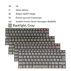 Belgian Italian Nordic UK Russian Keyboard For Lenovo Ideapad 530S-14ARR 530S-14IKB 530S-15IKB C340-14API C340-14IML C340-14IWL