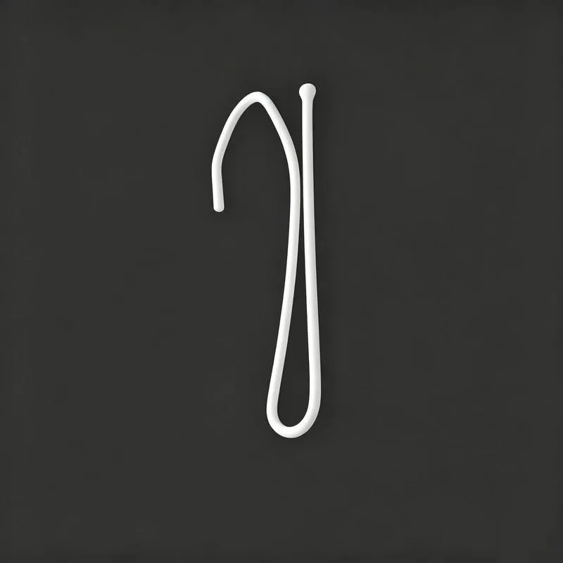 Smooth Sliding Hook Silver Iron Drapery Pins 5 pcs, perfect for Bedroom Window Drapery, Easy Simple Operation