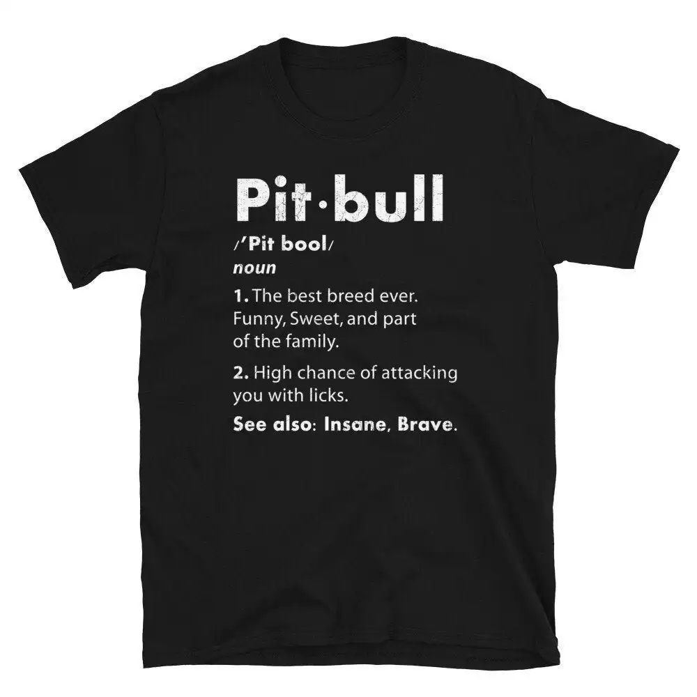 Cute Pitbull T Shirt Definition Pit Bull Owner Lover Dog Mom s Pittie