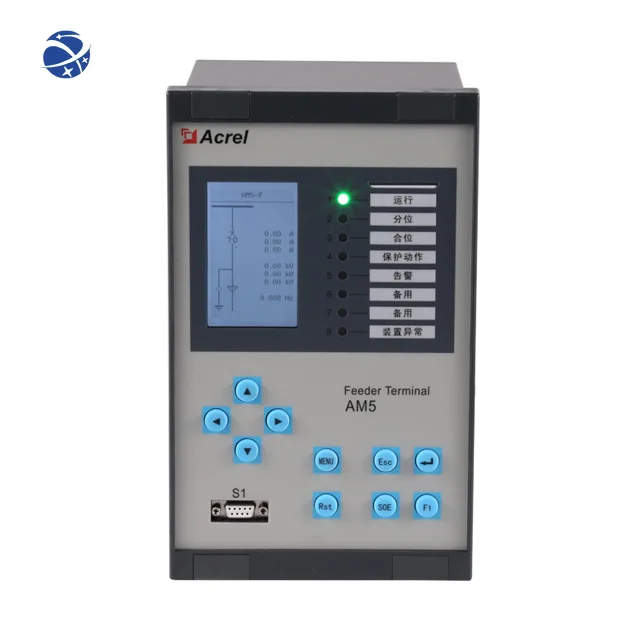 AM5 Powerful graphic programmable Logic 8 current input 4 voltage input 16 DI 10 DO intelligent motor protection relay