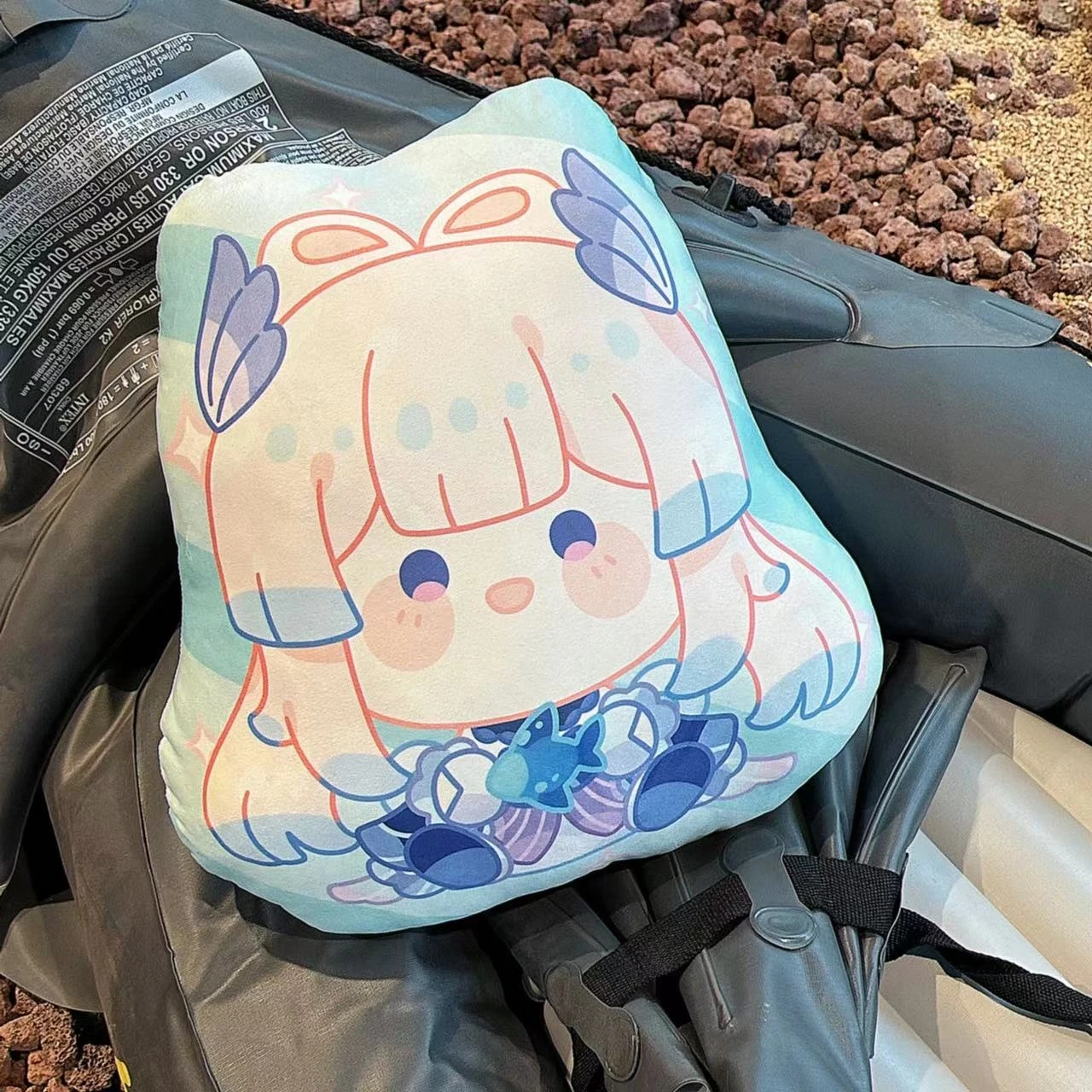 Anime Genshin Impact Sangonomiya Kokomi Cosplay cuscino bambola farcito carino doppio poggiatesta regali a forma di