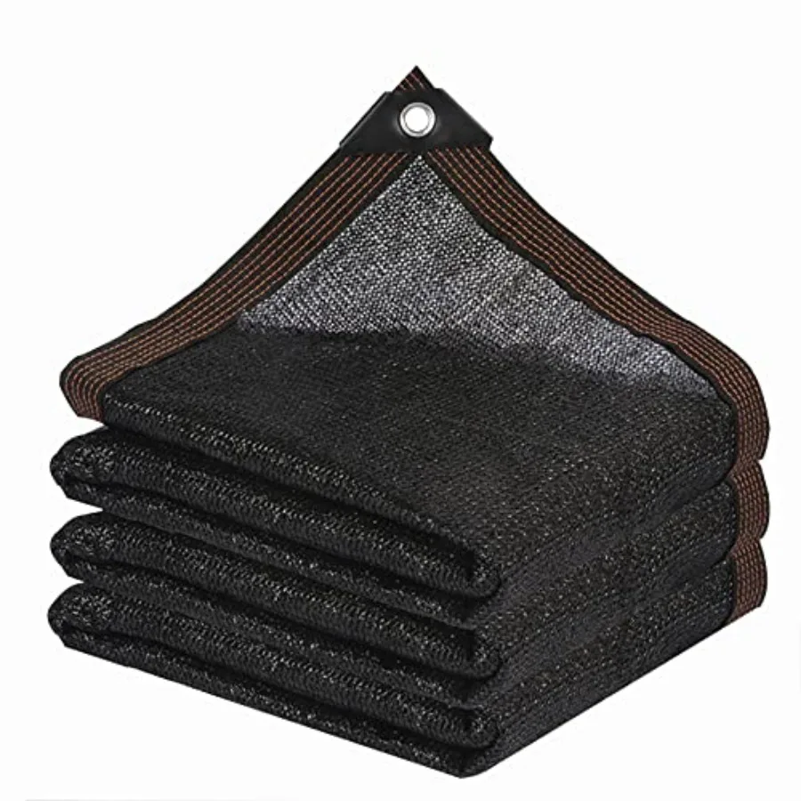 

Shade Cloth Garden Shade Mesh Netting with Grommets Outdoor Sun Shade Cover for Pergola Patio Plants Greenhouse Chicken Coop Bl